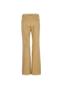 Chloe Straight Leg Trousers, &pound;90, Clothing, Beige, Cotton, Back view