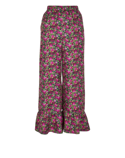 Gucci Floral Trousers, &pound;195, Clothing, Pink, Silk, Front view