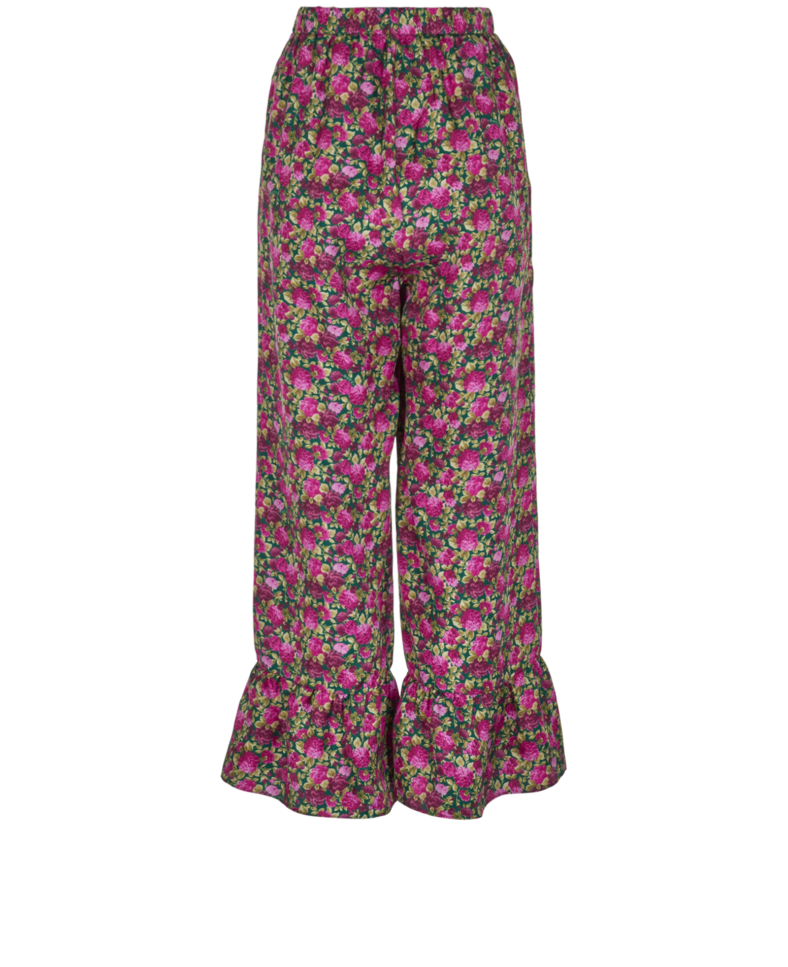 Gucci Floral Trousers, &pound;195, Clothing, Pink, Silk, Back view