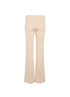 Saint Laurent Bootcut Trousers, &pound;110, Clothing, Beige, Cotton, Back view