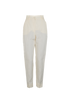Dolce & Gabbana Trousers, &pound;90, Clothing, White, Silk, Front view