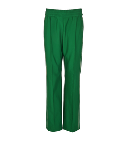Gucci Garden Drawstring Trousers, Poly/Viscose, Green, Sz L, 2*