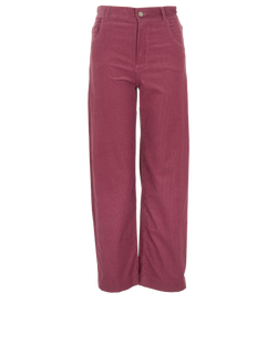 Loro Piana Straight Leg Trousers, Cotton, Pink, UK8, 2*