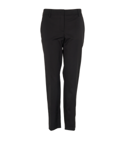 Prada Straight Leg Trousers, Poly, Black, UK12, 2*