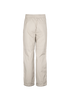 Burberry Straight-Leg Drawstring Trousers, £150, Clothing, Cream, Cotton/Polyester (Polymer), Back view