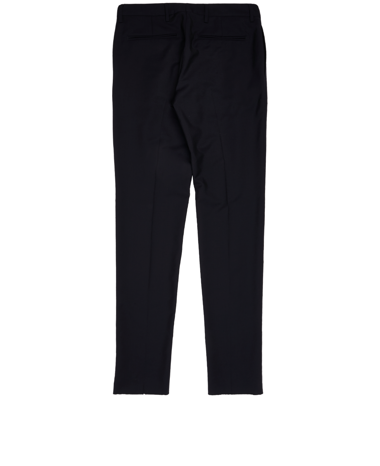 Valentino Straight-Leg Suit Trousers, &pound;150, Clothing, Navy, Wool, Back view
