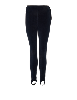 Moncler Corduroy Stirrup Trousers, Cotton, Navy, Sz XXS, 2*
