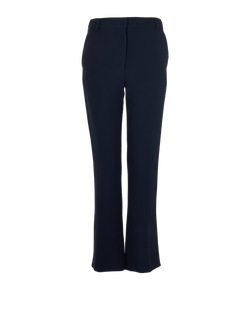 Valentino Trousers, Silk, Navy, UK8, 2*