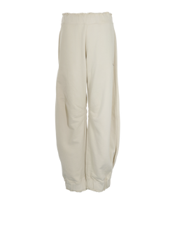 Moncler X Willow Smith Oversized Joggers, Cotton, Cream, Sz M, 3*