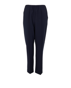 Fendi Straight Trousers, Wool/Polyester, Navy, UK10, 2*