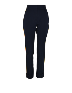 Stella McCartney Side Stripe Trousers, Wool, Navy, UK 6, 2*