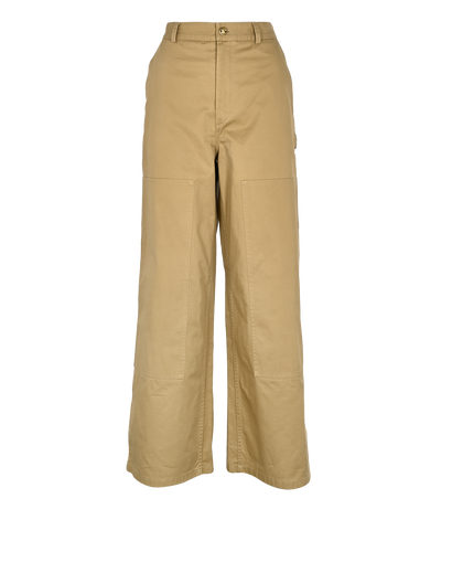 Celine Cargo Pants, £450, Clothing, Beige, Cotton, Front view