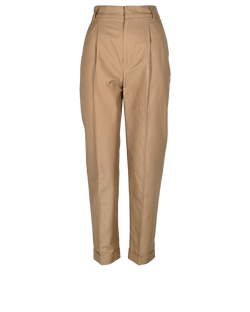 Christian Dior Straight Leg Trousers, Cotton/Poly, Beige, UK 6, 3*