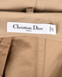 Christian Dior Straight Leg Trousers, &pound;220, Clothing, Beige, Cotton/Polyester (Polymer), Other view