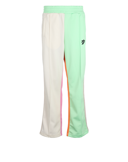Palm Angels Hunter Track Pants, £90, Clothing, Green/Orange/Pink, Polyester (Polymer), Front view