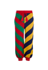 Gucci Striped Jacquard Joggers, £250, Clothing, Blue/Green/Red/Yellow, Wool, Front view