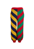 Gucci Striped Jacquard Joggers, £250, Clothing, Blue/Green/Red/Yellow, Wool, Back view