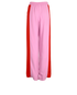 Burberry Wide Leg Track Trousers, £210, Clothing, Pink/Red, Viscose, Back view