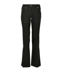 Dolce & Gabbana Straight Trousers, Linen, Grey, UK10, 3*