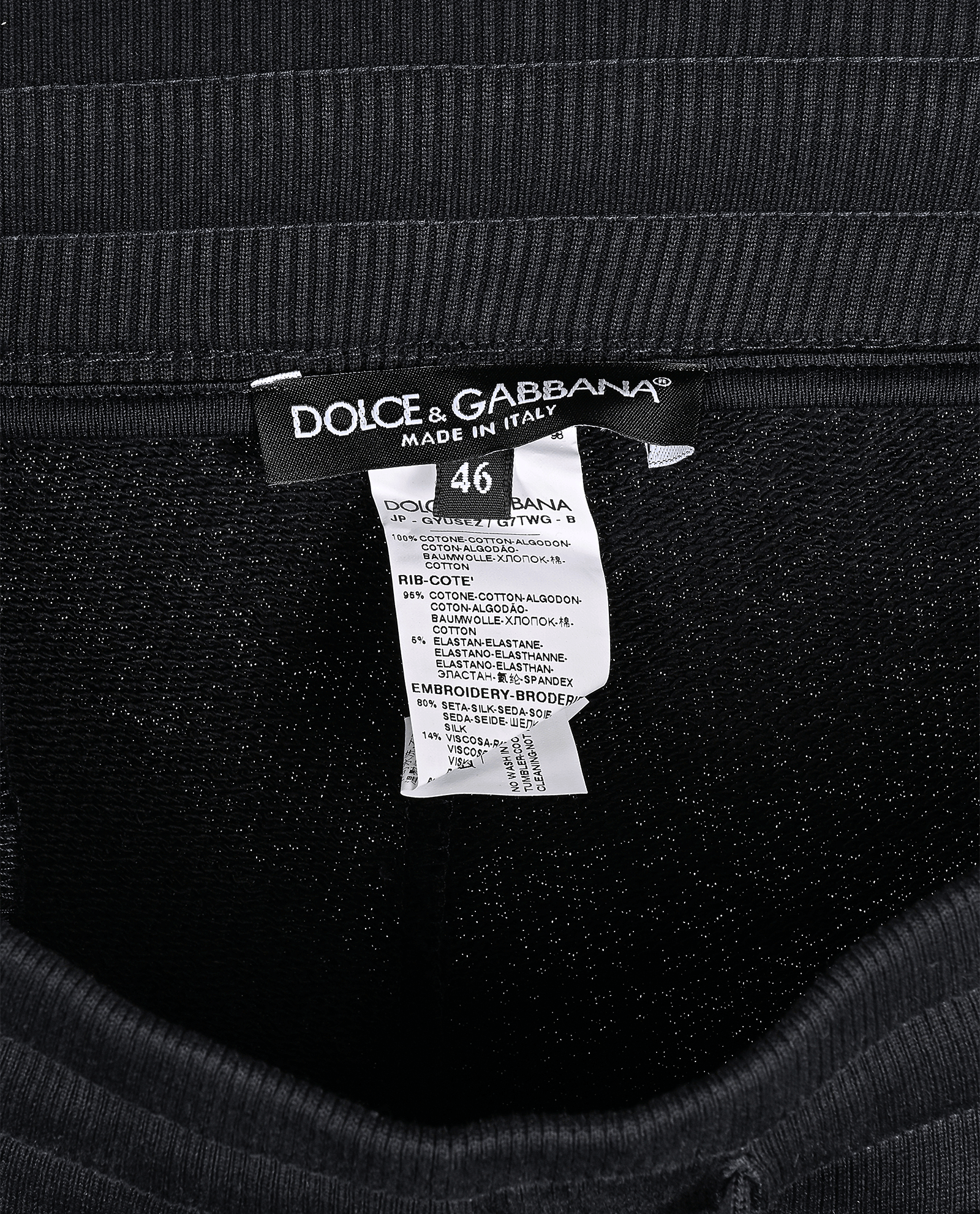 Dolce & Gabbana Joggers, &pound;150, Clothing, Navy, Cotton, Other view