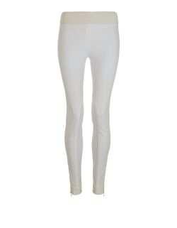 Stella McCartney Skinny Trousers, Cotton, White, UK4, 2*