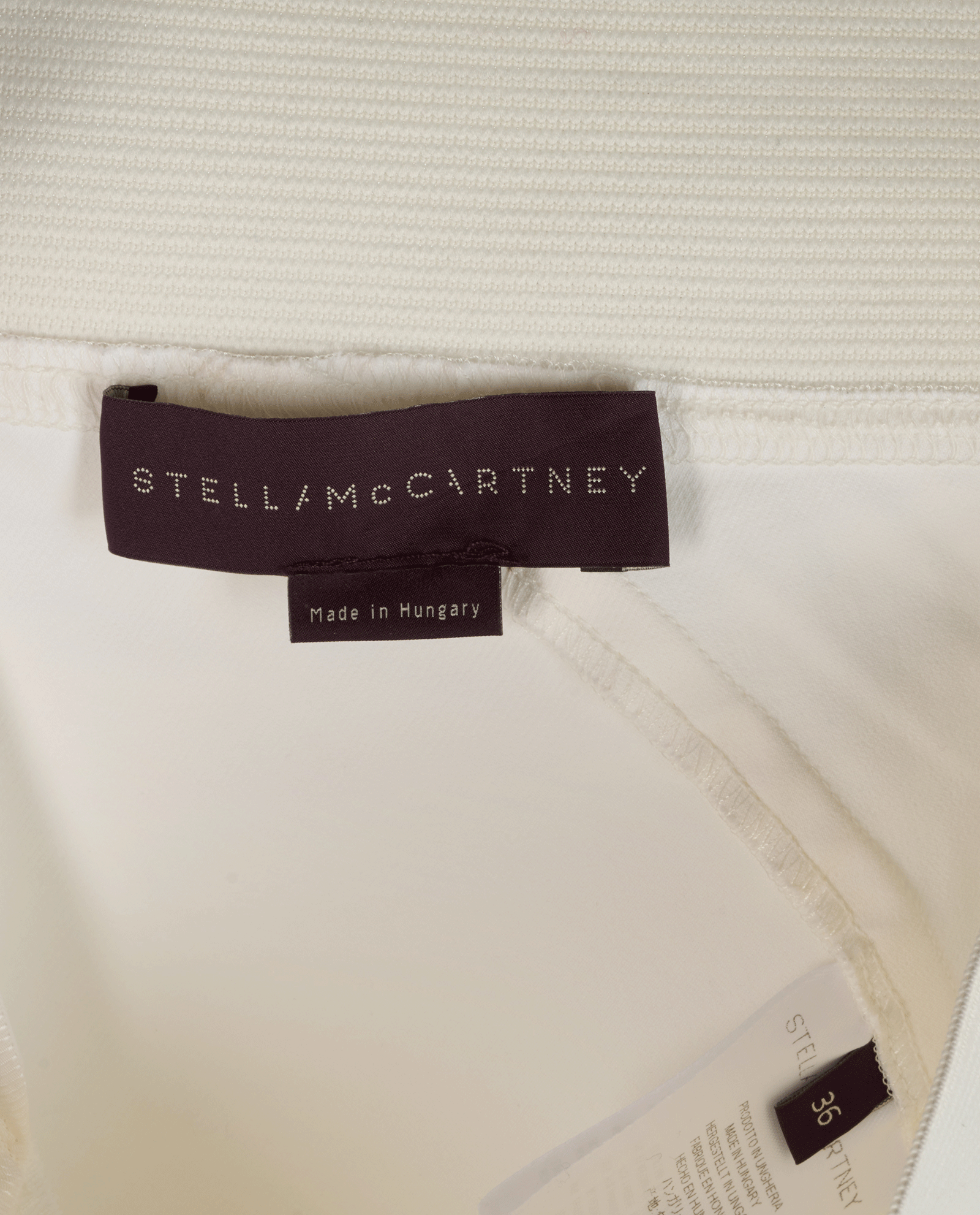 Stella McCartney Skinny Trousers, &pound;90, Clothing, White, Cotton, Other view