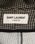 Saint Laurent 2022 Slim Fit Check Trousers, £180, Clothing, Black, Viscose, Other view