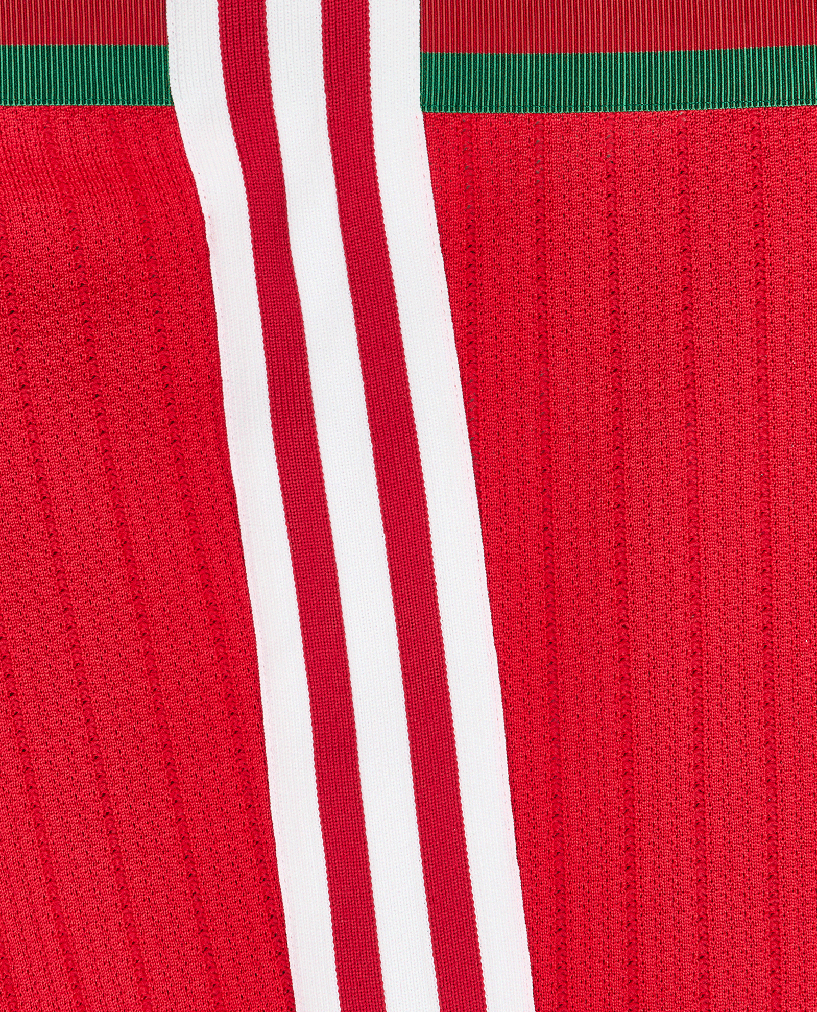 Gucci x Adidas Striped Track Trousers, &pound;175, Clothing, Red, Cotton/Polyester (Polymer), Other view