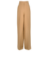 Fendi Wide Leg Trousers, £350, Clothing, Beige, Wool, Front view