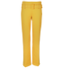 Prada Belted Trousers, £295, Clothing, Yellow, Polyester (Polymer), Front view