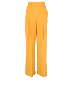 Loro Piana Wide Leg Trousers, Cotton, Yellow, UK6, 2*
