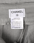 Chanel 99C Logo Plaque Wide Leg Trousers, &pound;550, Clothing, Grey, Wool, Other view