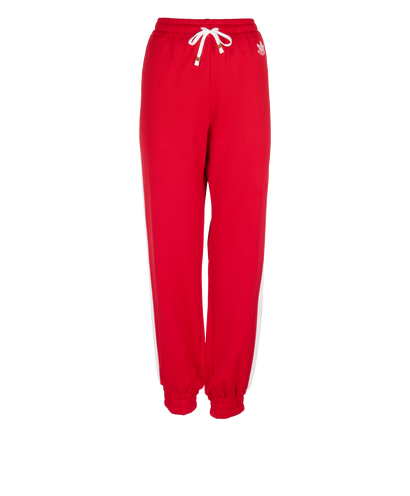 Gucci x Adidas Joggers, £280, Clothing, Red, Polyester (Polymer), Front view