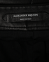Alexander McQueen Zip-Detail Trousers, £295, Clothing, Black, Leather, Other view