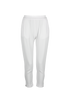 Stella McCartney Zipped Hem Trousers, &pound;110, Clothing, White, Rayon (Polymer), Front view
