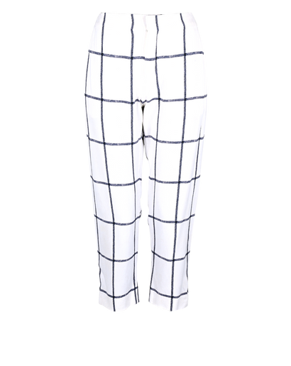 Chloe Trousers, &pound;95, Clothing, White, Viscose, Front view