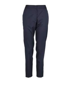 Stella McCartney Slim Trousers, Wool, Blue, UK12, 2*
