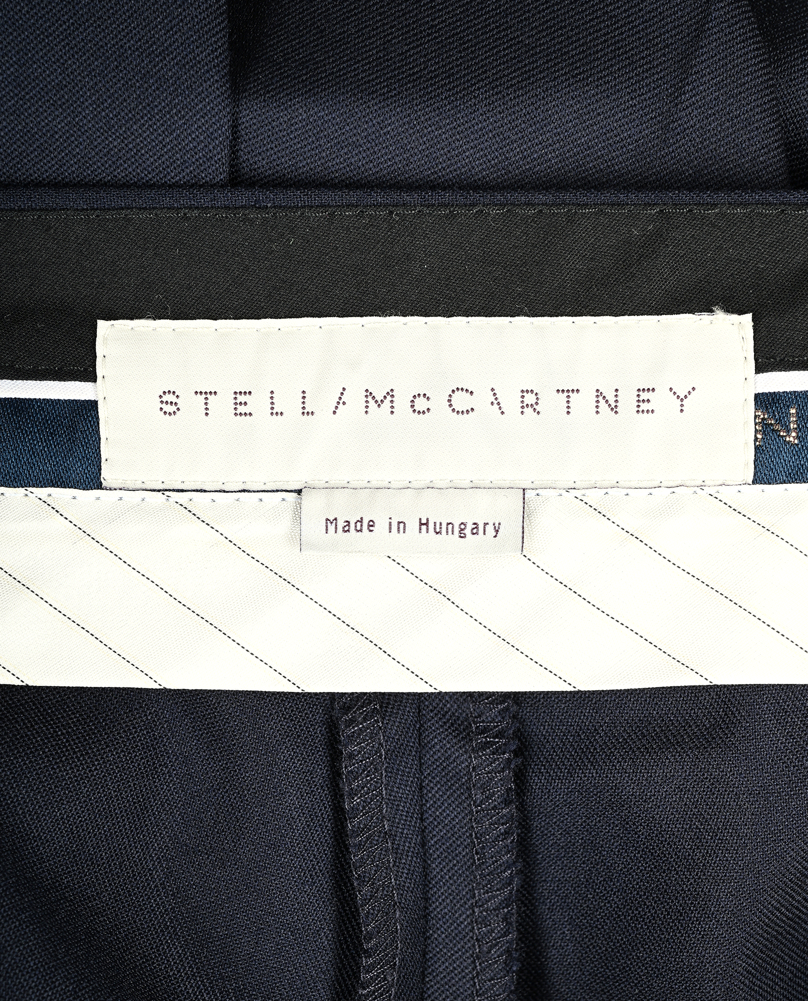 Stella McCartney Slim Trousers, &pound;90, Clothing, Blue, Wool, Other view
