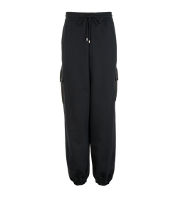 Gucci GG Web Cargo Joggers, Mens, Cotton, Black, Sz XL, 3*