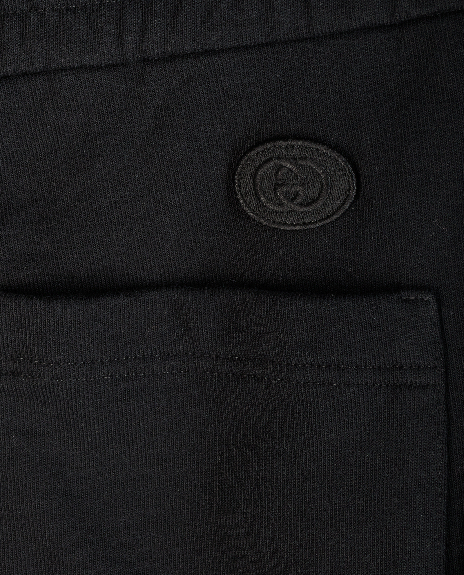 Gucci GG Web Cargo Joggers, &pound;310, Clothing, Black, Cotton, Other view