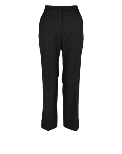 Stella McCartney Logo Trousers, &pound;180, Clothing, Black, Wool, Front view