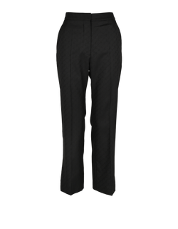 Stella McCartney Logo Trousers, Wool, Black, UK10, 2*
