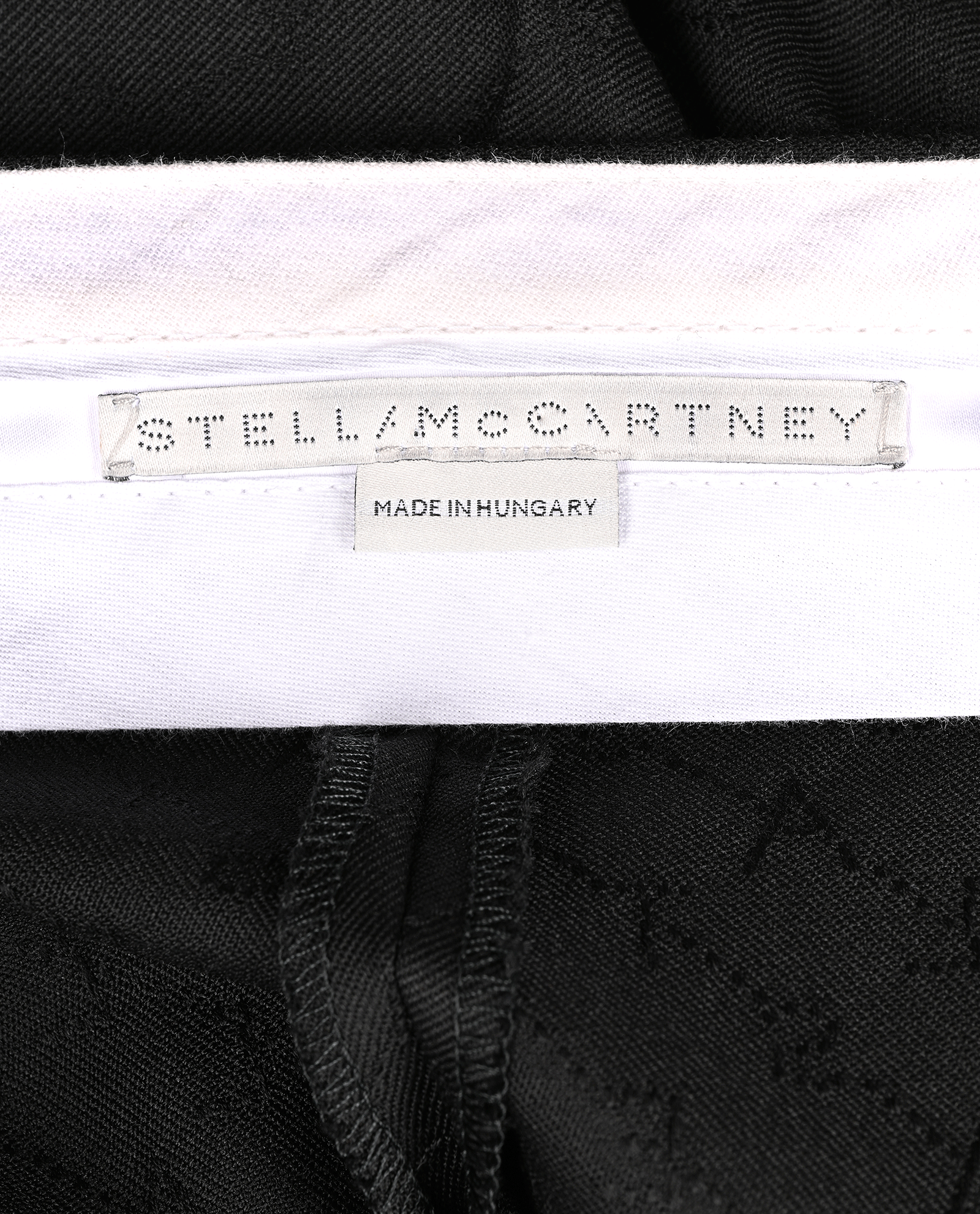 Stella McCartney Logo Trousers, &pound;180, Clothing, Black, Wool, Other view