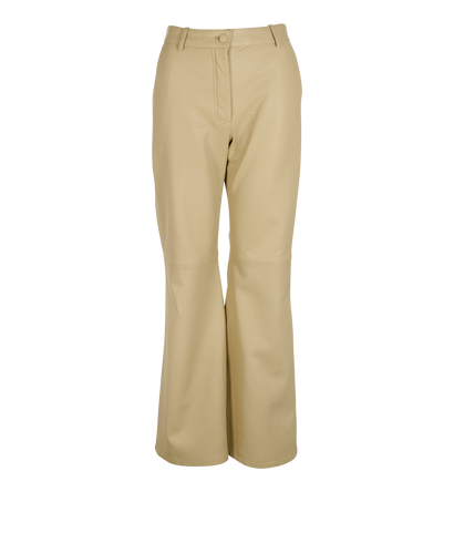 Joseph Tessier Trousers, &pound;295, Clothing, Beige, Leather, Front view