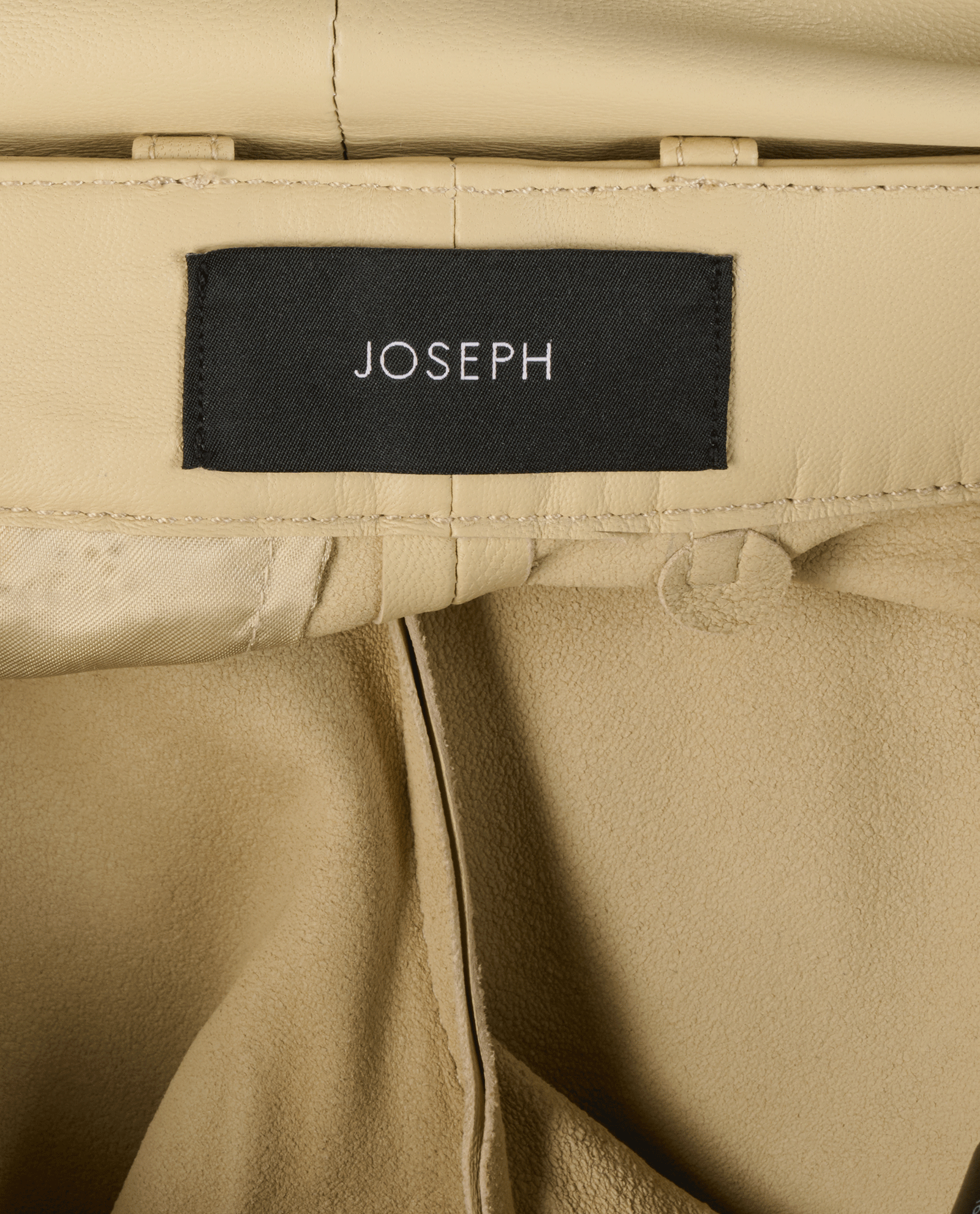 Joseph Tessier Trousers, &pound;295, Clothing, Beige, Leather, Other view