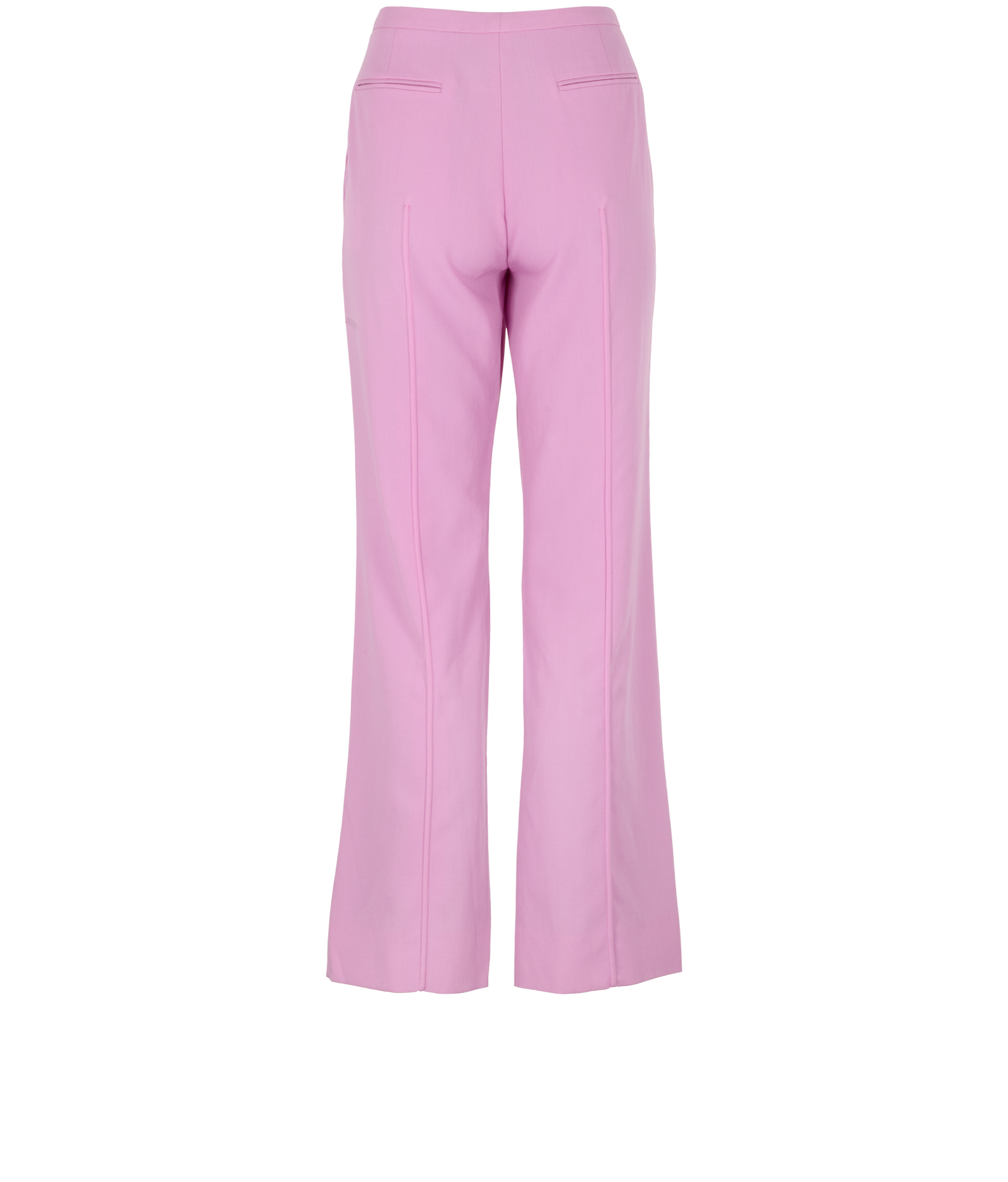 Valentino Straight Trousers, &pound;90, Clothing, Purple, Wool, Back view