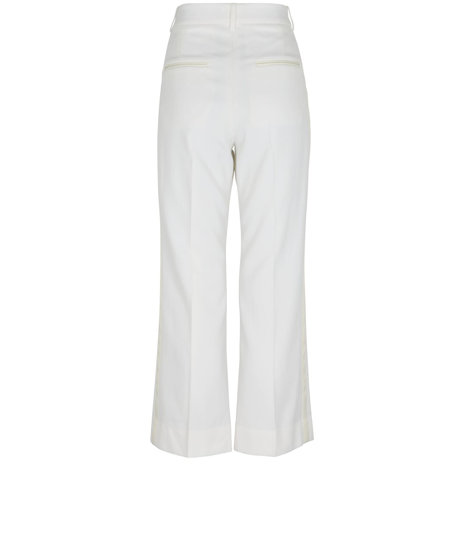 Victoria Beckham Straight Trousers, &pound;150, Clothing, White, Polyester Mix, Back view