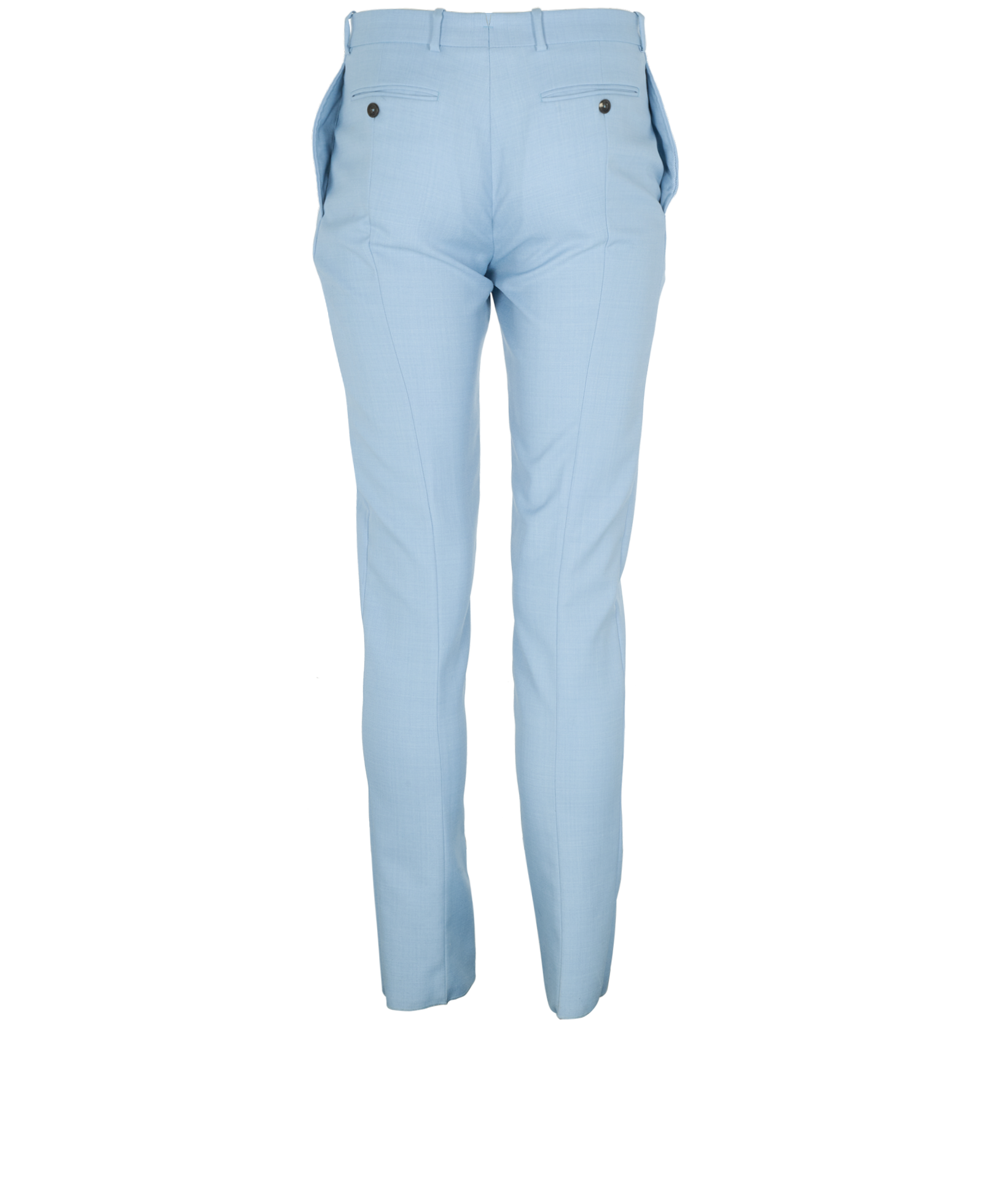 Alexander McQueen Tailored Trousers, &pound;180, Clothing, Blue, Polyester (Polymer)/Wool, Back view
