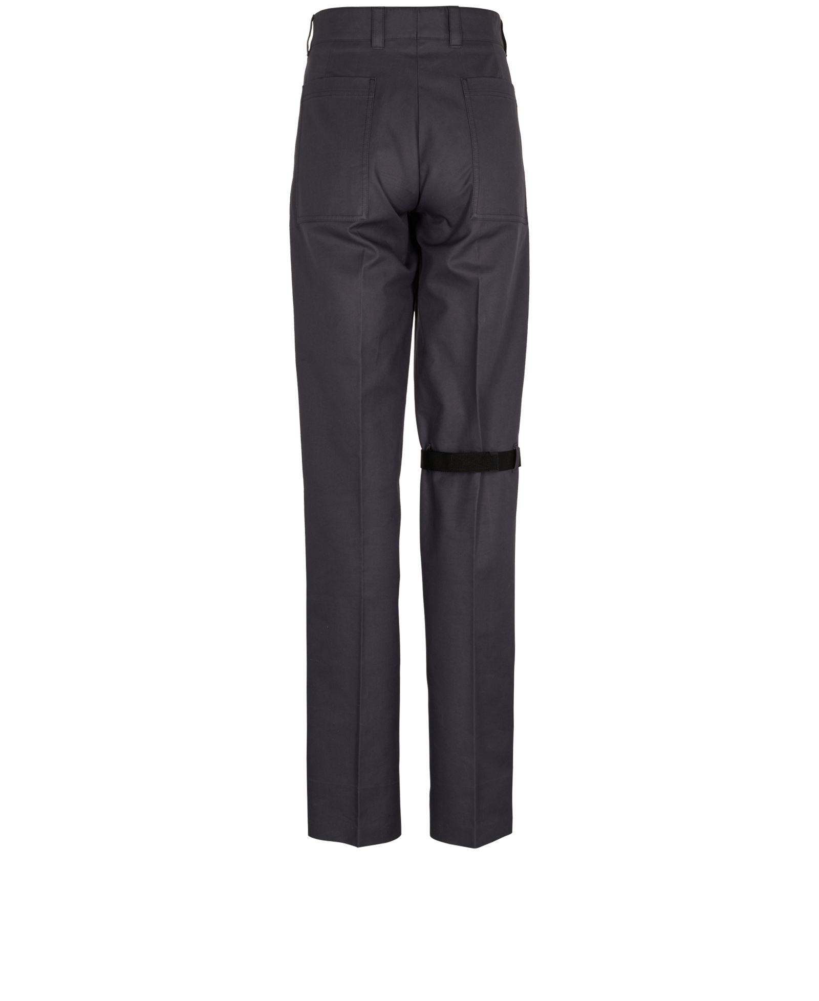 Christian Dior Belted Suit Trousers, &pound;220, Clothing, Grey, Wool, Back view