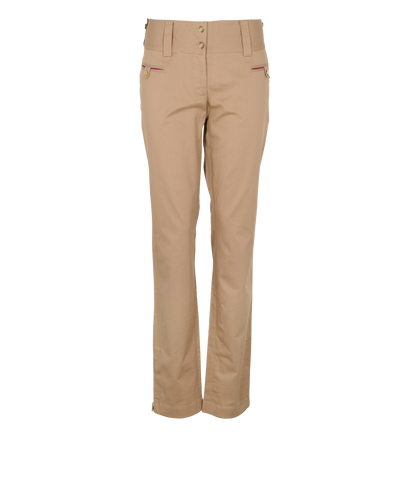 Dolce & Gabbana Straight Trousers, &pound;80, Clothing, Beige, Cotton, Front view